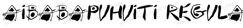 aibabapuhuiti regula字体转换